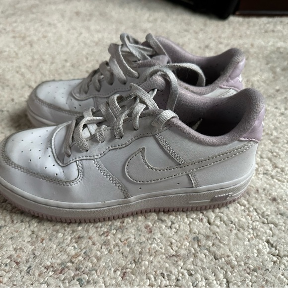 Nike Air Force 1 low white pink youth girls - Picture 3 of 5